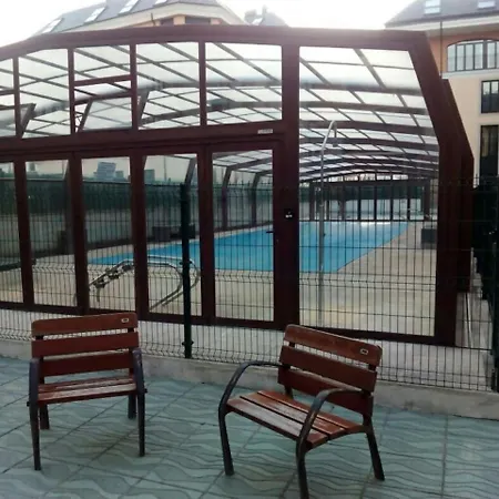 아파트 Playa Rapadoira. Terraza Y Piscina *
